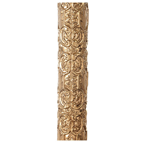 Castiçal para círio pascal latão dourado Molina 120 cm 7