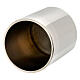 Modern candle socket of silver-plated brass, 1.5 in diameter s2