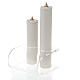 Candle holder in plexiglas with 2 candles s1