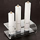 PATIKIL Portacandele In Vetro Borosilicato, 2 Pezzi, 7,5x12,5 Cm, Trasparente, Antivento