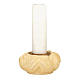 Candlestick, ceramic, rounded form s1