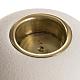 Candeliere argilla refrattaria bronzo mod. Ellisse 9 cm s3