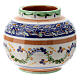 Porta-vela cerâmica decorada Deruta 5,5 cm s1