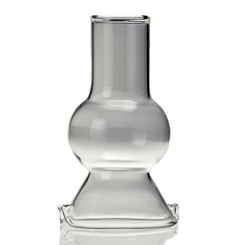 Windschutzglas für Altarlampe in Zwiebelform 1