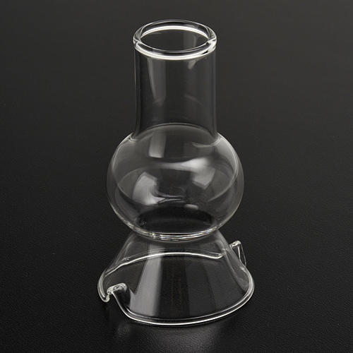 Klosz szklany przeciwwietrzny do lampy cebulka 2