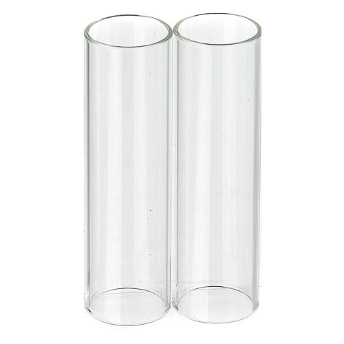 Wind-proof glass, 2 pieces set. 3,5 cm diameter 1