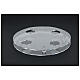 Portacero plexiglass circolare Avvento 4 innesti 35 cm s2