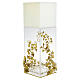 Lampada mensa 45x15 cm decoro uva foglie plexiglass bagno oro 18Kt Pical Arte s1