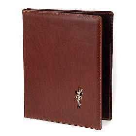 Leather folder for sacred rites