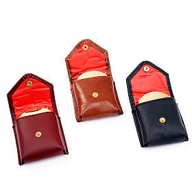 Pyx holder in real leather (Pyx included)