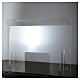 Plexiglass protection screen 65x100 cm thickness 8 mm s1
