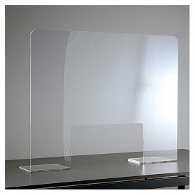 Protective Plexiglass shield 65x100 cm, thickness 8mm s1