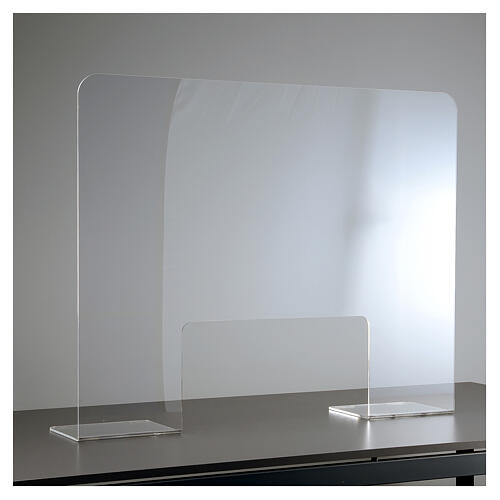 Protective Plexiglass shield 65x100 cm, thickness 8mm 1