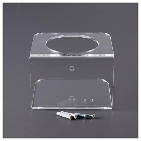 Hand sanitizer dispenser holder in plexiglass s6