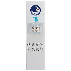 Dispensador para desinfectante manos forex y plexiglás s3