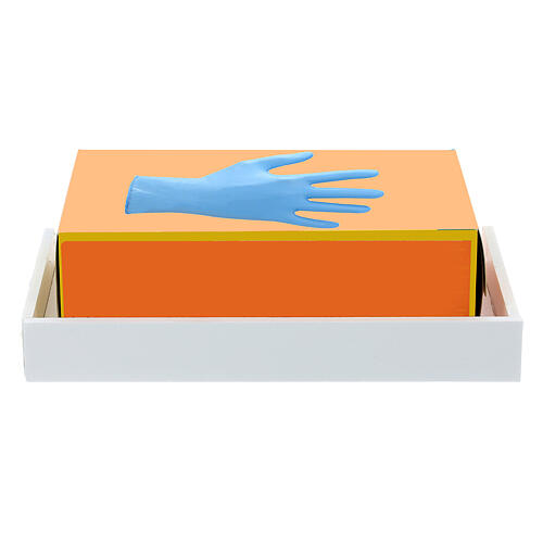 Półka na pudełko z rękawiczkami 14x17 cm forex, ze śrubkami, do PF000003 2