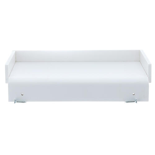 Shelf for medical glove box 14x17 cm, forex with screws for PF000003 5