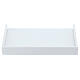 Shelf for medical glove box 14x17 cm, forex with screws for PF000003 s1
