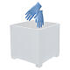 Waste bin for gloves in forex for dispenser PF000003 s2