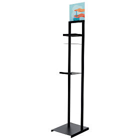Hand sanitizer dispenser stand in iron s1