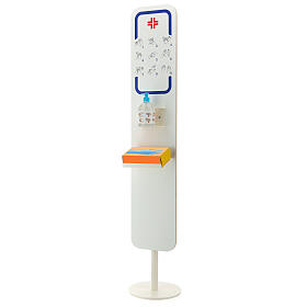 Dispenser column for anti contagion sanitising gel