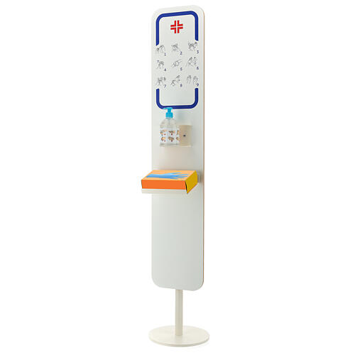 Dispenser column for anti contagion sanitising gel 2