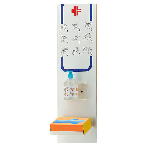 Dispenser column for anti contagion sanitising gel 4