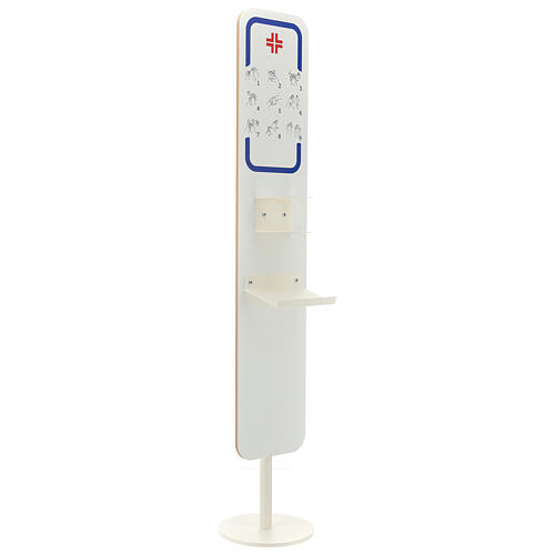 Dispenser column for anti contagion sanitising gel 5