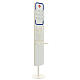 Dispenser column for anti contagion sanitising gel s5