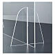 Pannello parafiato Tavolo plexiglass - Goccia h 50x90 s4