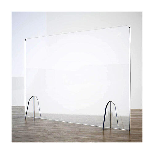 Plexiglass shield for tables counters Goccia h 50x90 cm online sales