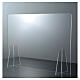 Table Barrier Plexiglass - Drop Design h 50x180 s1