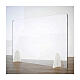 Table acrylic screen- Goccia Design krion h 50x140 cm s1