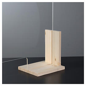 Barrière de protection Gamme Wood h 50x70 cm et fenêtre h 8x32 cm s3