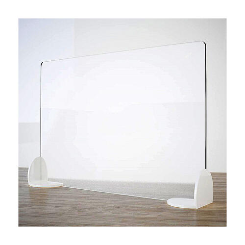 Table top plexiglass shield- Book Design h 50x70 cm 1