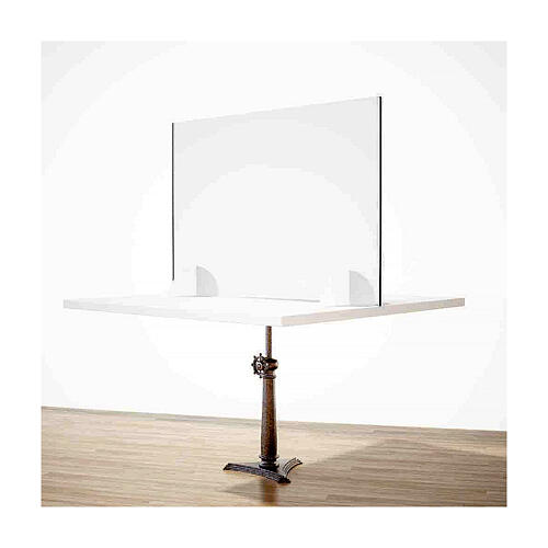 Table top plexiglass shield- Book Design h 50x70 cm 2