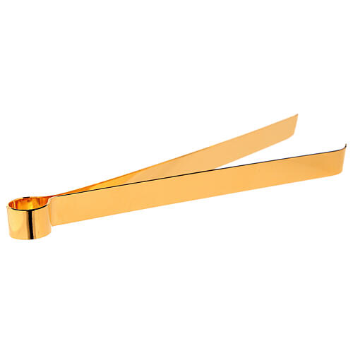 Gold plated pliers for Eucharist, length 16 cm 1