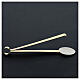 Gold plated Communion host tongs, 16 cm s6