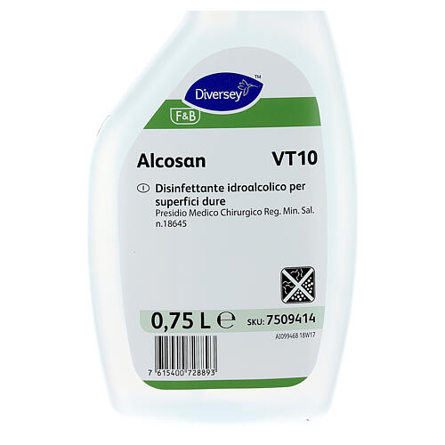 Alcosan VT10: hydroalcoholic disinfectant for hard surfaces 2