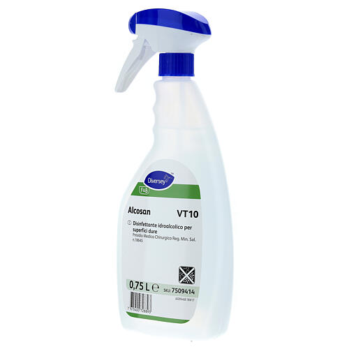 Alcosan VT10 hydroalcoholic spray disinfectant for hard surfaces 5