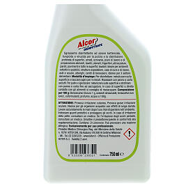 Désinfectant Spray professionnel Alcor 750 ml s4