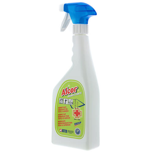 Désinfectant Spray professionnel Alcor 750 ml 5