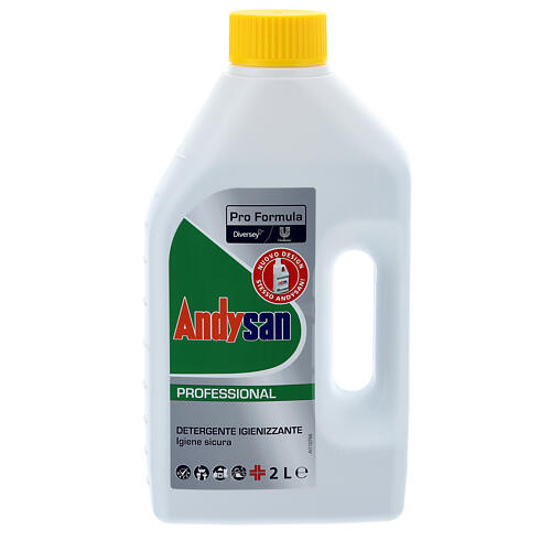 Detergente higienizante profesional Andysan 2 litros 1