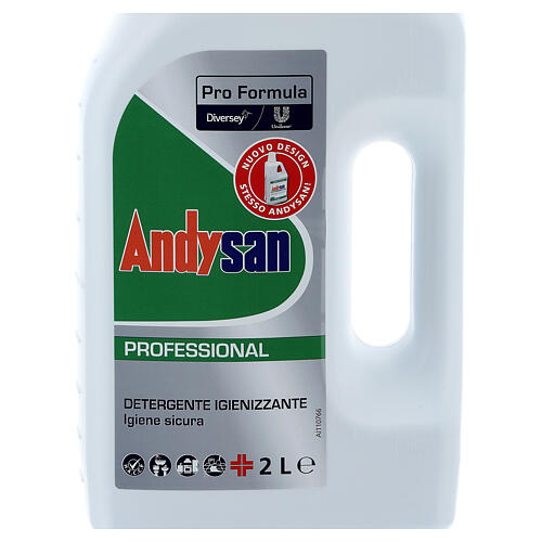 Detergente igienizzante professionale Andysan 2 litri 3