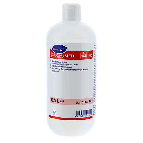 Hand sanitizer gel SoftCareMed 500 ml 1