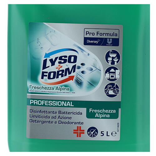 Bidon détergent Pro Formula Lysoform 5 litres 2