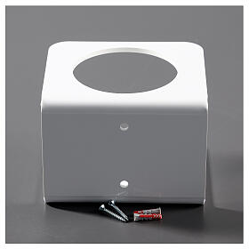 Plexiglas dispenser holder, wall mounted s4