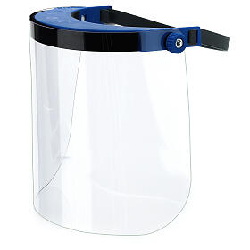 Visera Protectora de plástico transparente anti- contagio s1