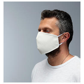 Fabric reusable mask ivory s4