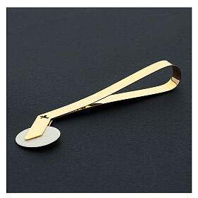 Gold plated pliers for Eucharist distribution, 16 cm s3